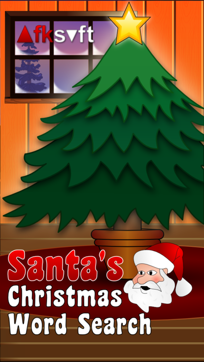 Santa's Christmas Word Search游戏截图