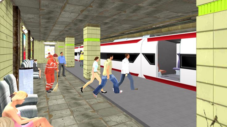 Bullet Train Simulator 3D游戏截图
