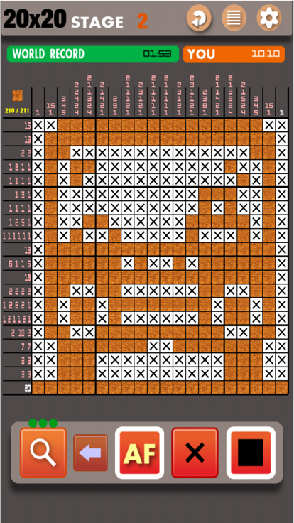 Nonograms/绘图方块逻辑游戏截图