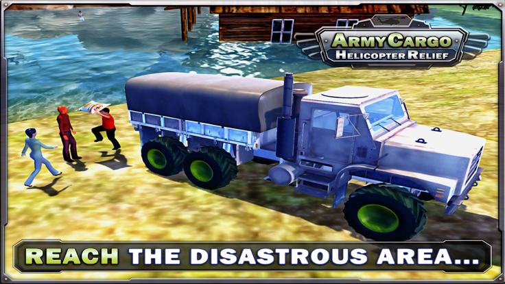 陆军货物直升机救援＆卡车模拟游戏游戏截图