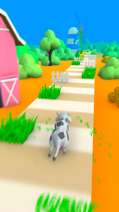 Cow Runner 3D游戏截图