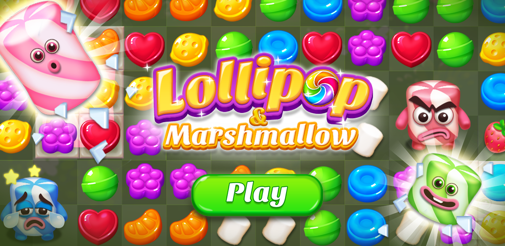 Lollipop & Marshmallow Match3游戏截图