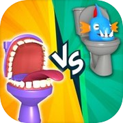 Merge Toilet Monster Battle 3D