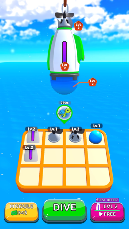 Deep Dive - Submarine Game游戏截图