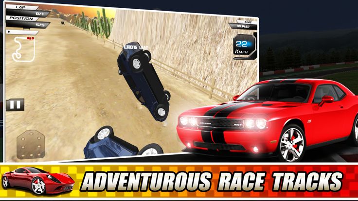 Car Racing Challenge Double Down Competition Free游戏截图