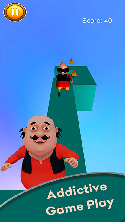 Motu Patlu Zigzag Fun Race游戏截图