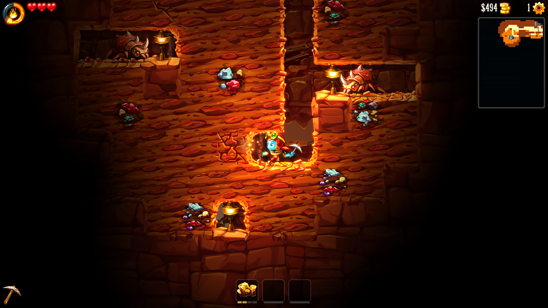 SteamWorld Dig 2游戏截图