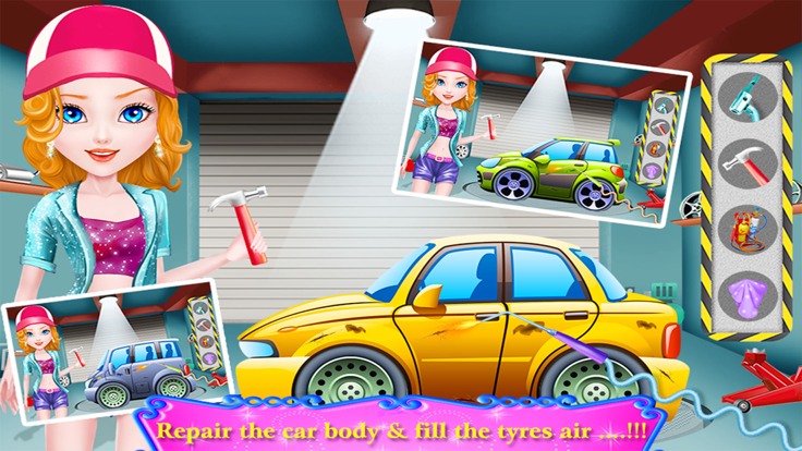 Hills Racing Cars Wash Cleanup游戏截图