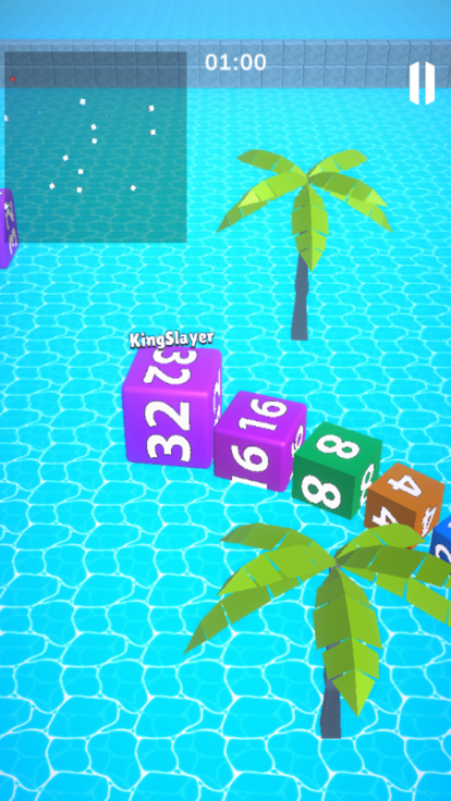 Cube Arena: Merge Numbers 2048游戏截图