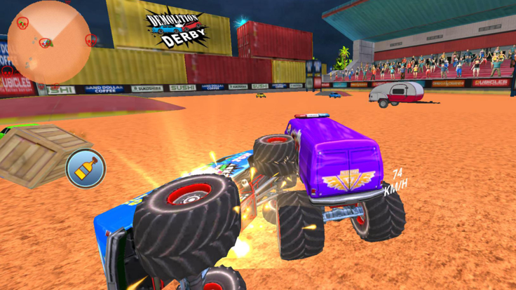 Demolition Derby Truck Games游戏截图