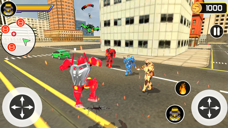 Jet Robot Transform Car Flying游戏截图