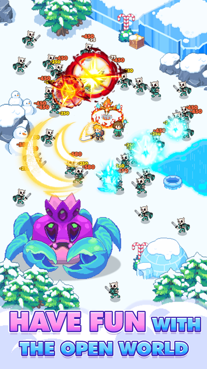 Guardian War: RPG Pixel Games游戏截图