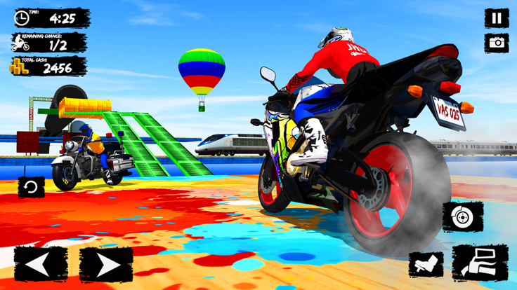 Mega Ramp Bike Stunt Race 3D游戏截图