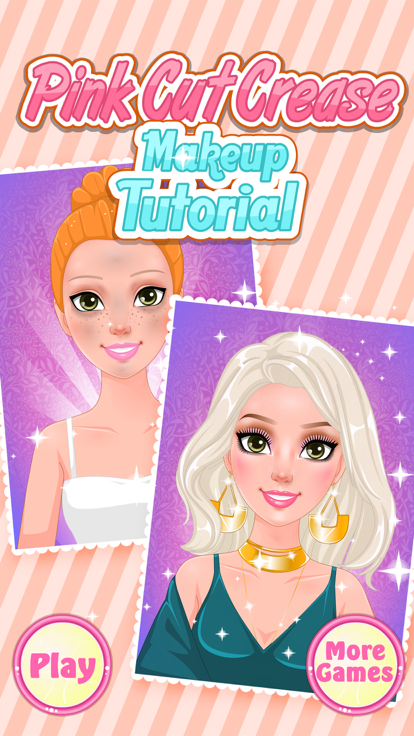 化妆游戏个性眼妆教程  - 好玩的单机女生游戏游戏截图