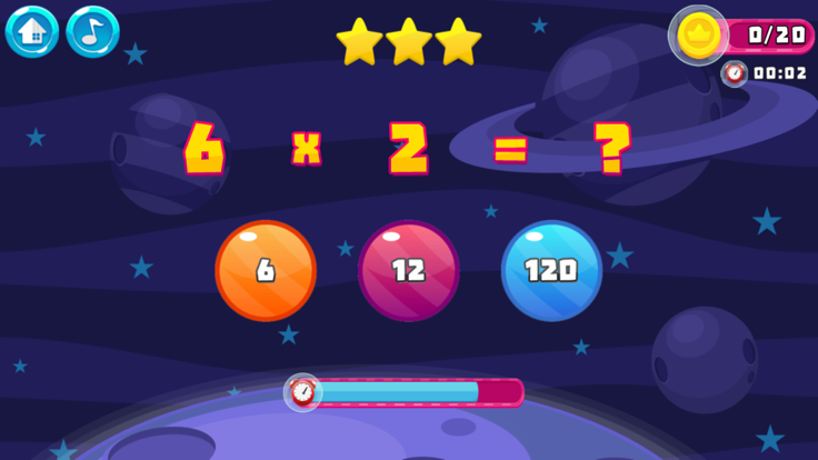 Math Game 2nd Grade-Brain Test游戏截图