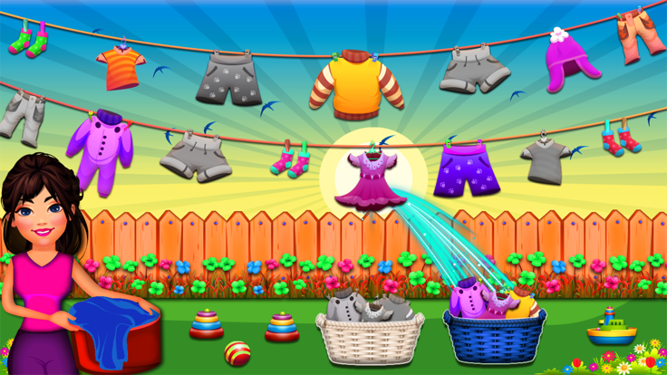 Laundry Clothes Washing游戏截图