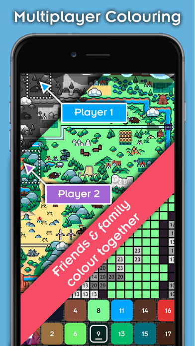 PiXX: Pixel Art Colouring Game游戏截图