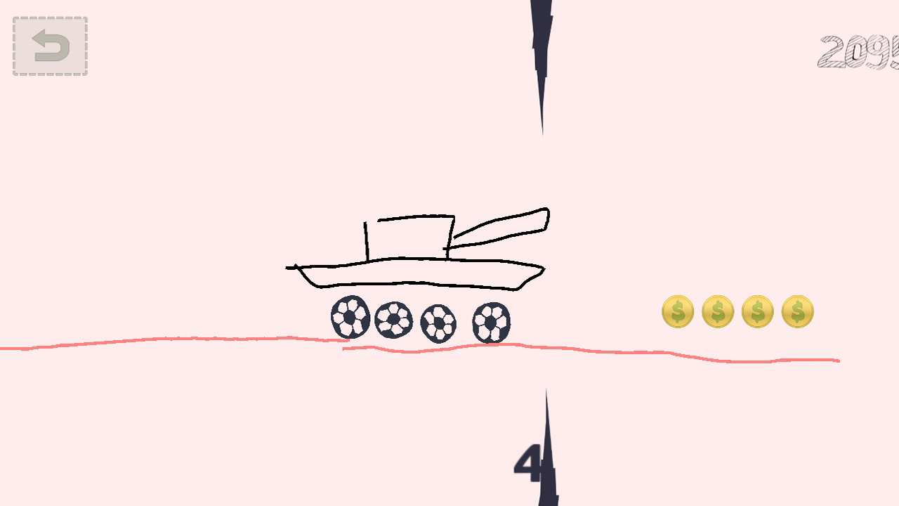 卡通二轮车游戏截图