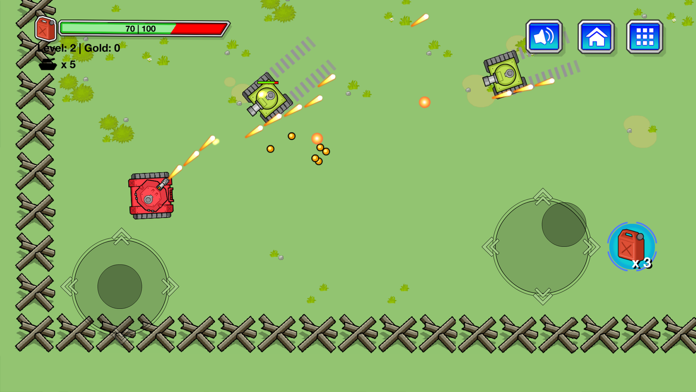 玩具坦克对战坦克游戏截图