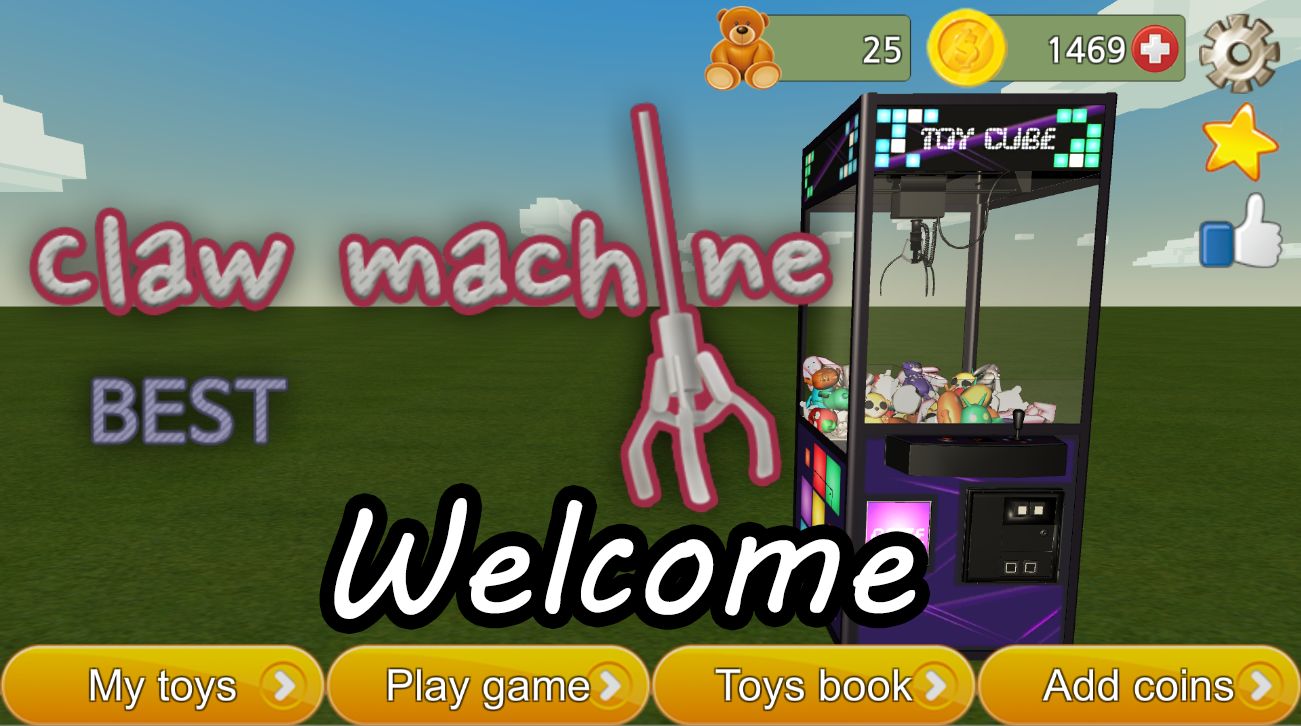Screenshot of Prize claw machine - catch toys