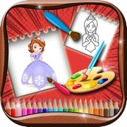 Princess Coloring Book For Kids & Adults