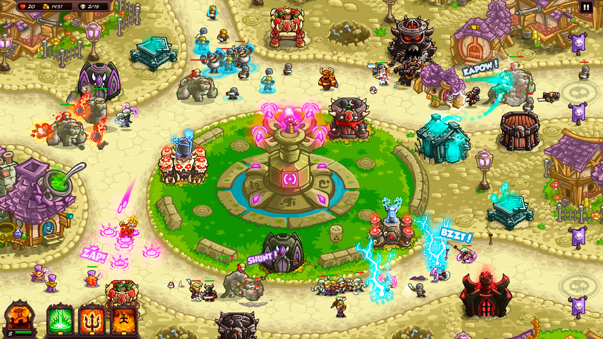 Kingdom Rush Vengeance - Tower Defense游戏截图