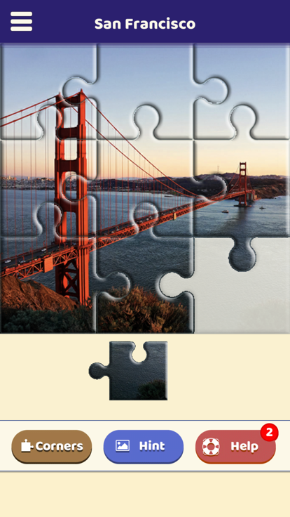 San Francisco Landmarks Puzzle游戏截图