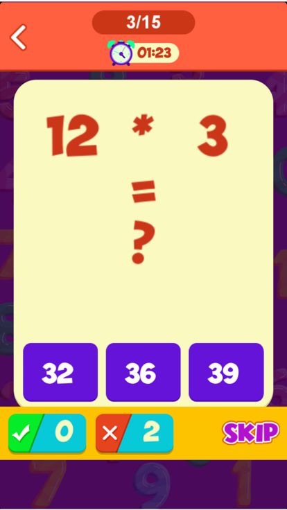 Maths Duel - Two Player Maths游戏截图