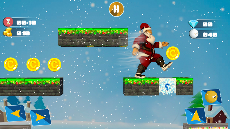 圣诞节圣诞老人运行游戏2017游戏截图