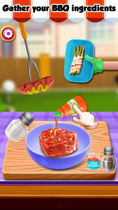 Grill BBQ Maker! Fun Fair Food Barbeque Party游戏截图