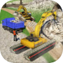 水陸兩用挖掘機模擬器 Heavy Excavator & Construction Crane 3Dicon