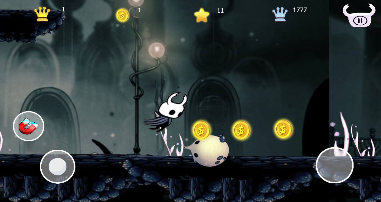 Screenshot of Hollow Knight io