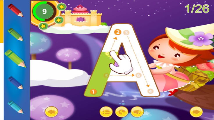 學習拼音 字母abc 寫作 英語 字母歌 學英語 寶寶學英語 實用 遊戲游戏截图