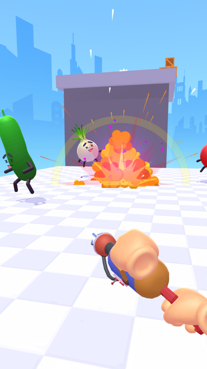 Hit Tomato 3D: Knife Master游戏截图