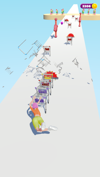 Grocery Cart Run游戏截图