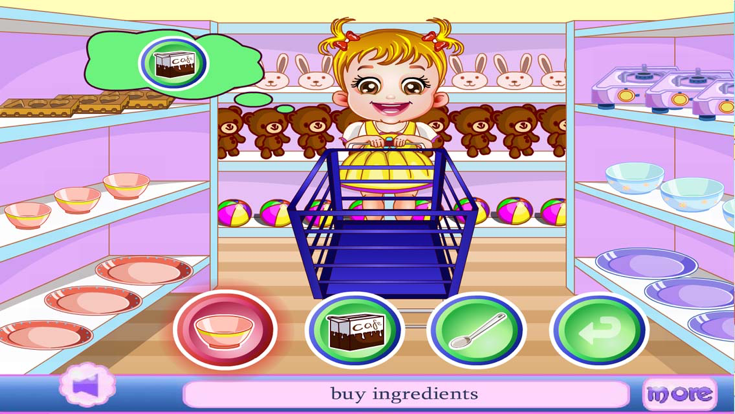 Baby Chef Shopping & Cook & Dessert - for Holiday & Kids Game游戏截图