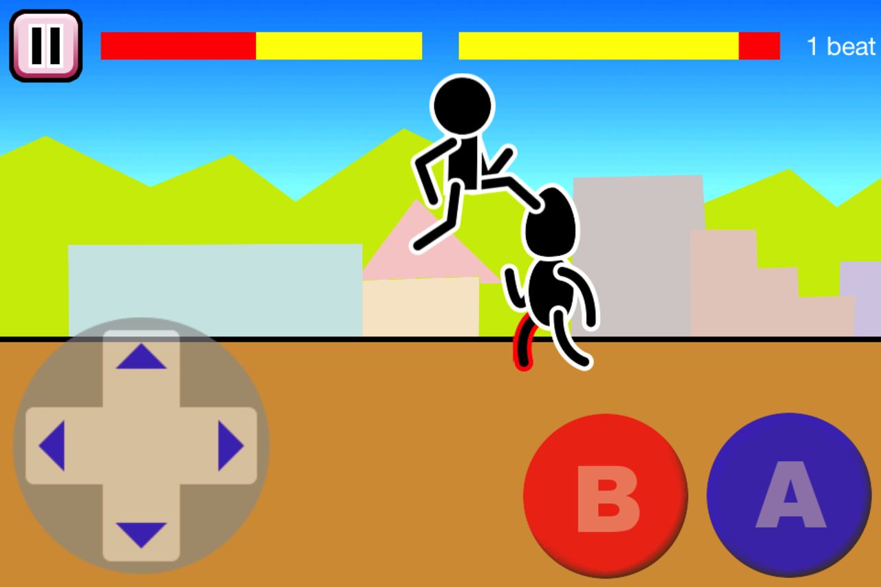 Screenshot of Fighting games -Mokken-