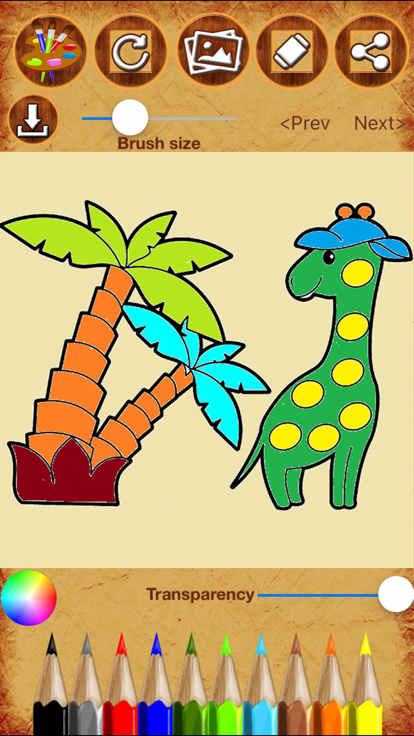 Kids Drawing Worksheet - Free Drawing Pad for toddler and preschool游戏截图
