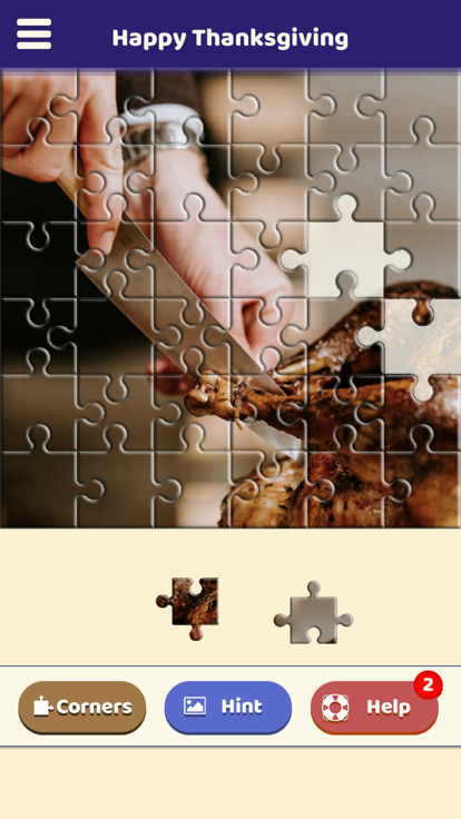 Happy Thanksgiving Puzzle游戏截图