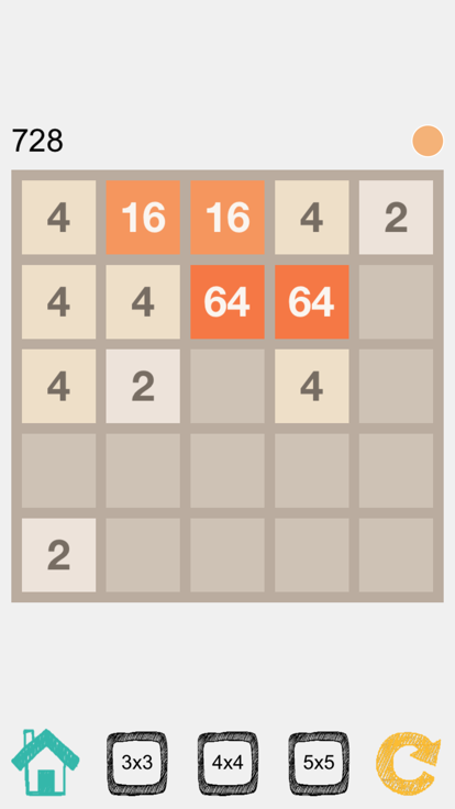 2048 (3x3, 4x4, 5x5) AI游戏截图