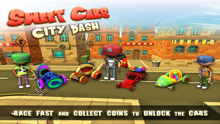 Sweet Cars City Dash游戏截图