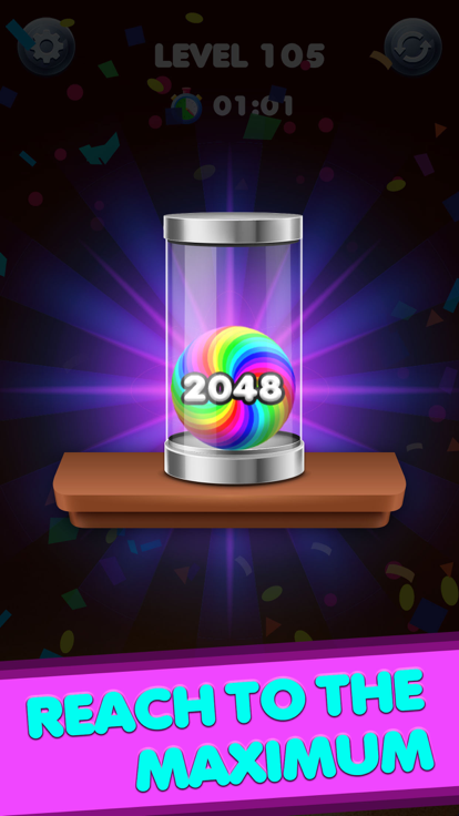 Ball Merge sort 2048!游戏截图