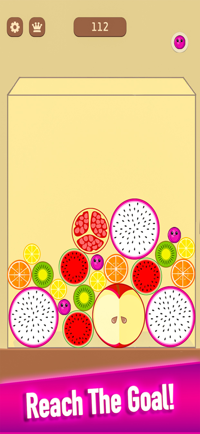Watermelon Fruit Merge Game游戏截图