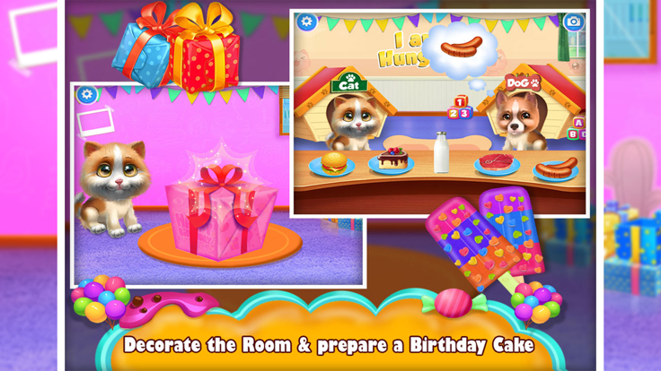 Fluffy Pets Birthday Party Fun游戏截图