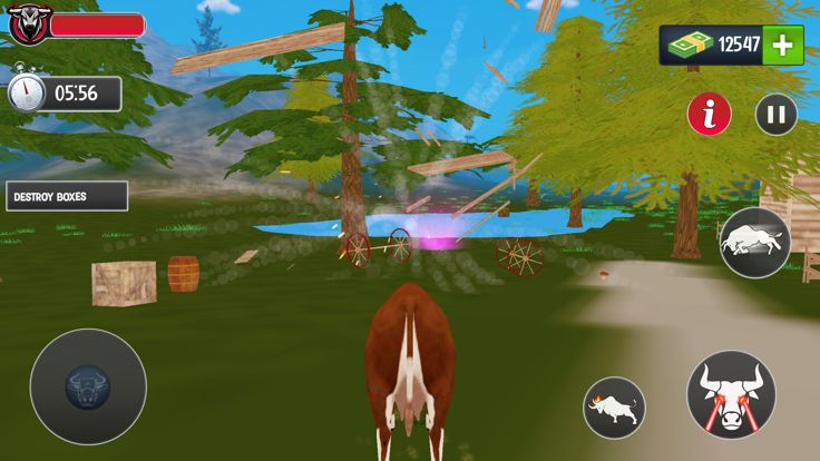 Scary Cow wild Animal Game游戏截图