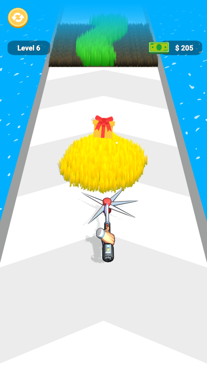 Grass Cutting Run游戏截图