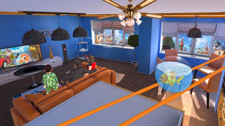 食人鱼 鱼 逃生.io游戏截图