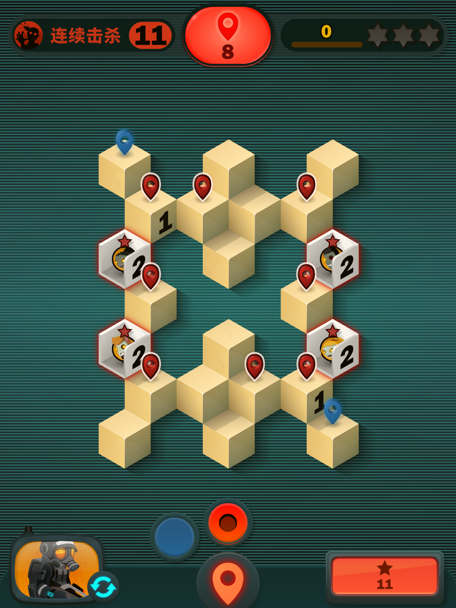 zombie sweeper - 踩地雷动作益智游戏