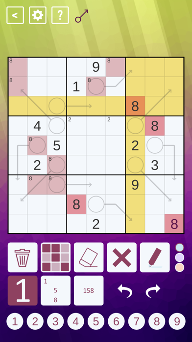 Arrow Sudoku游戏截图