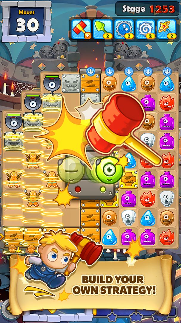 Screenshot of MonsterBusters: Match 3 Puzzle